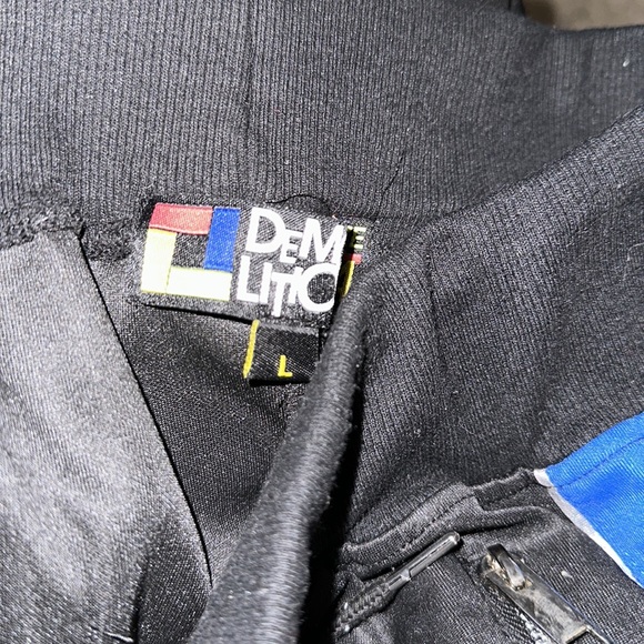 DEMO LITION Mens Matching Set Black Silver Blue Jacket and Joggers size … - Picture 14 of 14